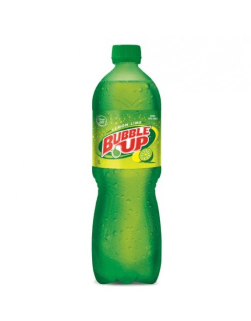 BUBBLE UP soft drinks - LEMON-LIME - 1.25 L