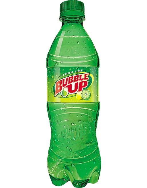 Soft drinks BUBBLE UP - LEMON-LIME - 35 CL