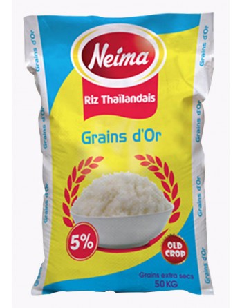 Riz Thailandais - NEIMA - Grains d'Or 5%